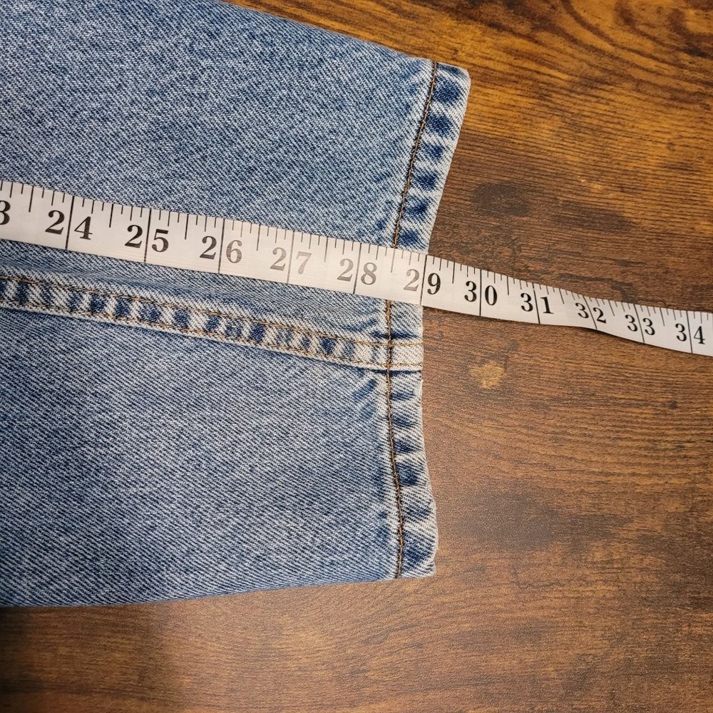 VTG 90s Levi's 550 Relaxed Fit Jeans Orange Tab Tag 38x30 Measures 36x29 - Picture 11 of 13